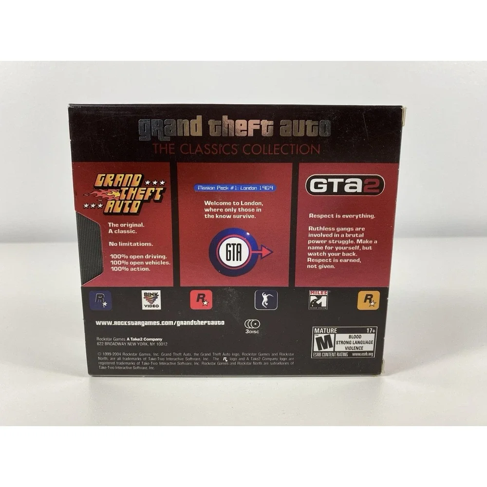 Grand Theft Auto: The Classics Collection PC Collector's Edition - 3 Game Set